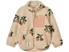 Liewood peach/sea shell teddy fleecejakke Nolan